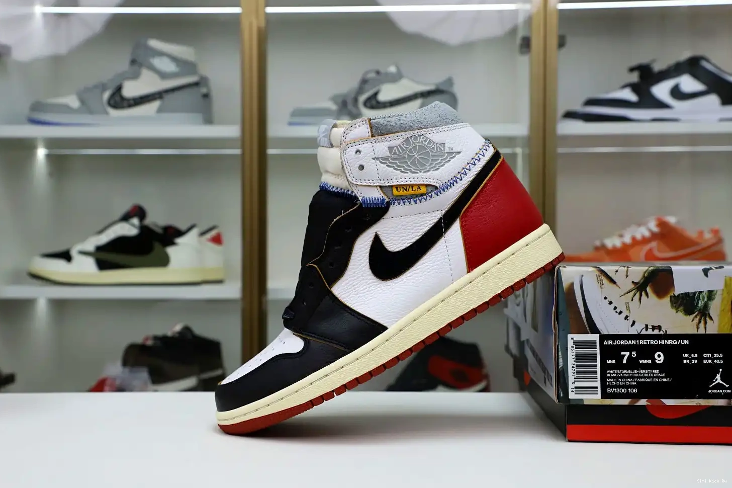 Kimikick HIGH RETRO X JORDAN 1 NRG UNION AIR LA 0803